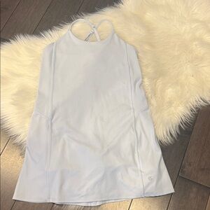 Athleta Girl Blue Romper Dress with Built-In Shorts - Size M (8/10)